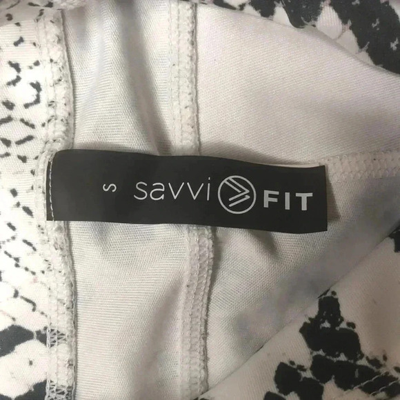 Savvi Fit Khali Python Snake Print 7/8 Leggings High Rise Leggings - Picture 6 of 7